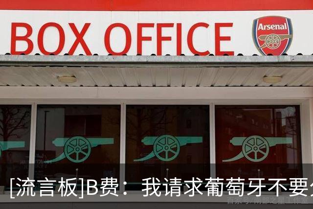 [流言板]B费：我请求葡萄牙不要分裂，球迷不要选边站，别被外界带偏
